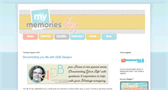 Desktop Screenshot of mymemoriesblog.com